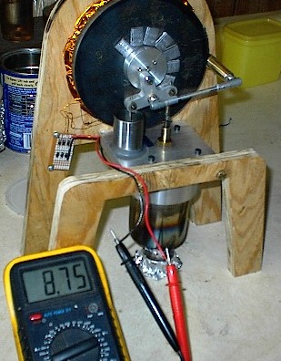 Homemade Stirling Engine Generator