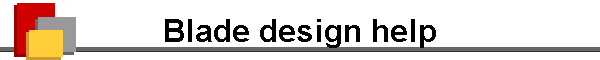 Blade design help